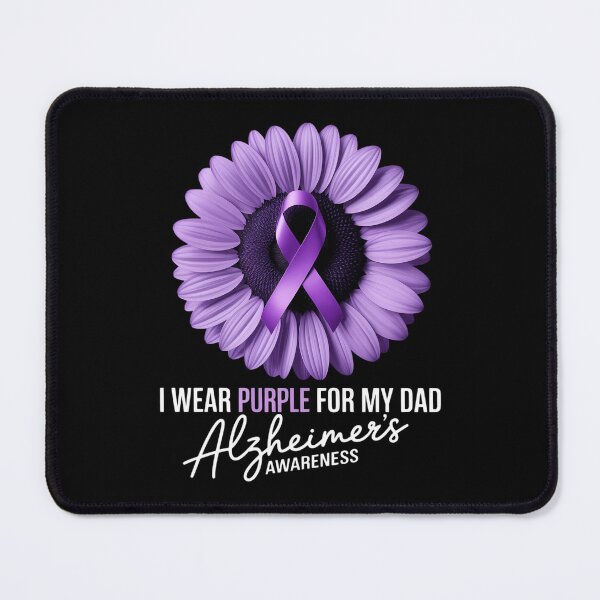 Item preview, I Wear Purple For My Dad Alzheimer's Awareness designed and sold by brynatshop.