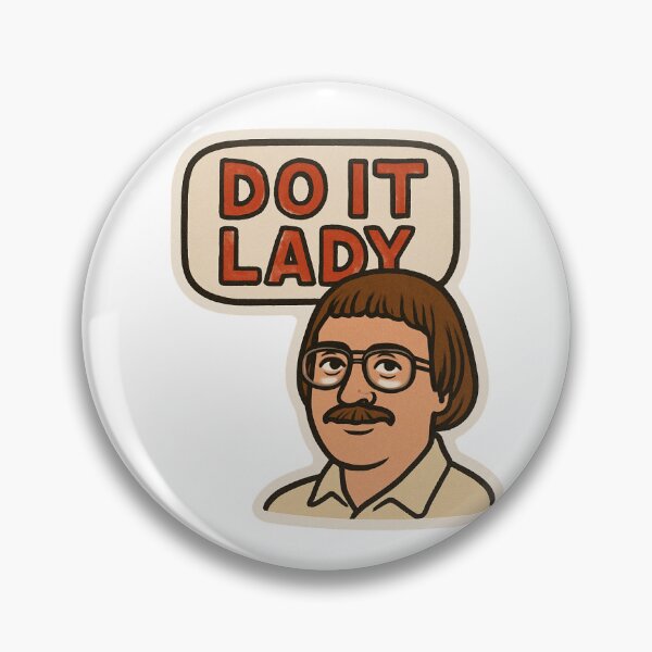 Item preview, Do It Lady – Retro Funny Quote Sticker designed and sold by SugarPix Designs.