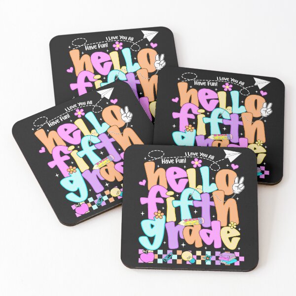 Item preview, Hello Fifth Grade First Day of Back To School Teacher Girls Kids designed and sold by TalalosART.
