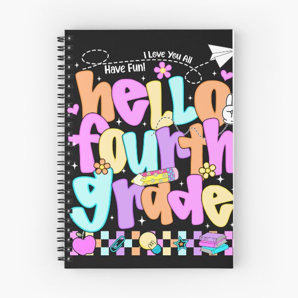 Item preview, Hello Fourth Grade First Day of Back To School Teacher Girls Kids designed and sold by TalalosART.