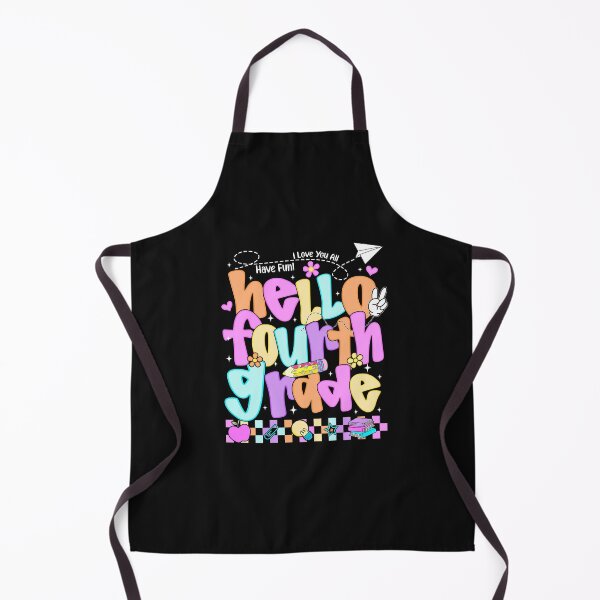 Item preview, Hello Fourth Grade First Day of Back To School Teacher Girls Kids designed and sold by TalalosART.