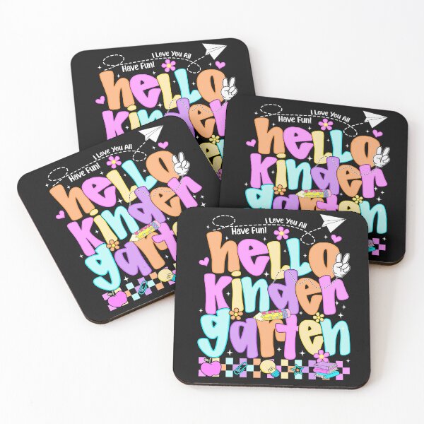 Item preview, Hello Kindergarten First Day of Back To School Teacher Girls Kids designed and sold by TalalosART.