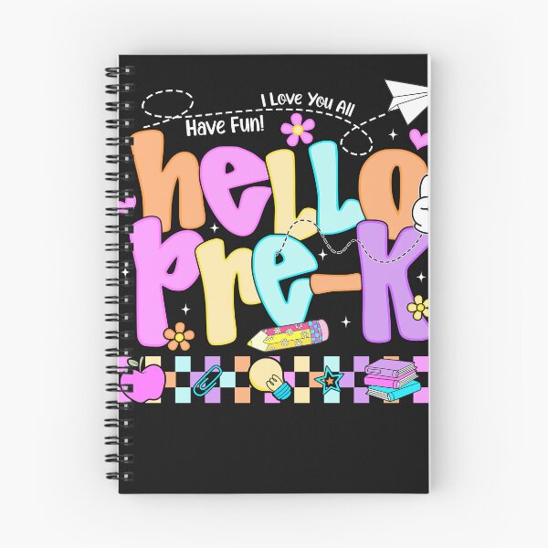 Item preview, Hello Pre-K First Day of Back To School Teacher Girls Kids designed and sold by TalalosART.