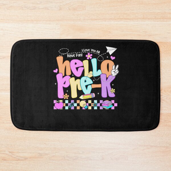 Item preview, Hello Pre-K First Day of Back To School Teacher Girls Kids designed and sold by TalalosART.