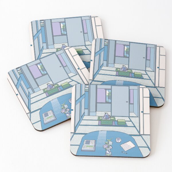 Item preview, Living Room with Coffee and Cat Pixel Scene designed and sold by pixelglade.