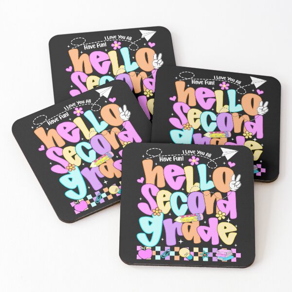 Item preview, Hello Second Grade First Day of Back To School Teacher Girls Kids designed and sold by TalalosART.