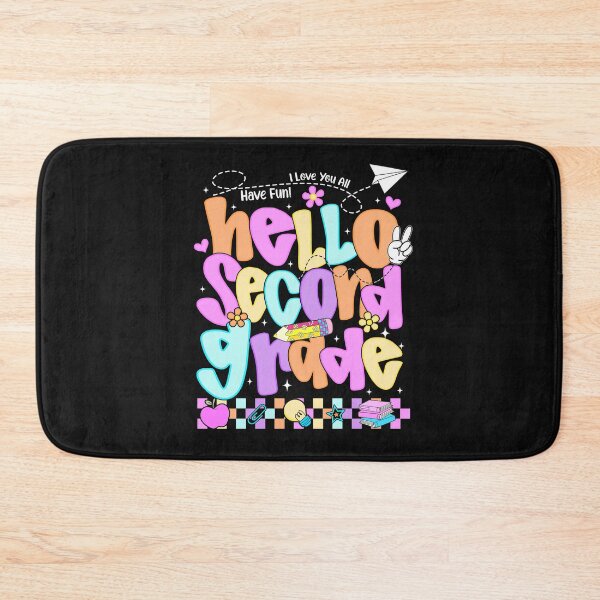 Item preview, Hello Second Grade First Day of Back To School Teacher Girls Kids designed and sold by TalalosART.