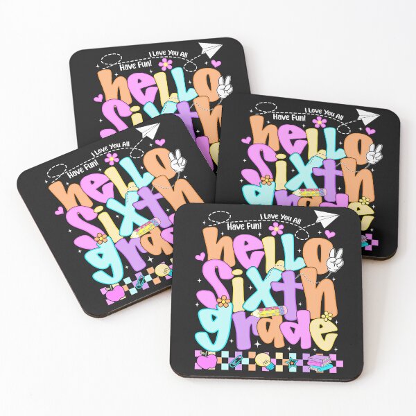 Item preview, Hello Sixth Grade First Day of Back To School Teacher Girls Kids designed and sold by TalalosART.