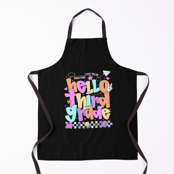 Item preview, Hello Third Grade First Day of Back To School Teacher Girls Kids designed and sold by TalalosART.