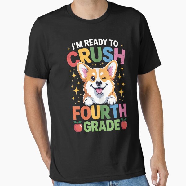 Item preview, Back To School Ready To Crush Fourth Grade Sushi Corgi Dog designed and sold by brynatshop.