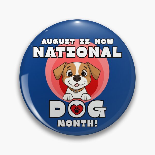 Item preview, Cute August National Dog Day Month Frit-Tees designed and sold by Shean Fritts.