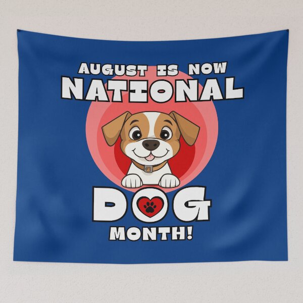 Item preview, Cute August National Dog Day Month Frit-Tees designed and sold by Shean Fritts.