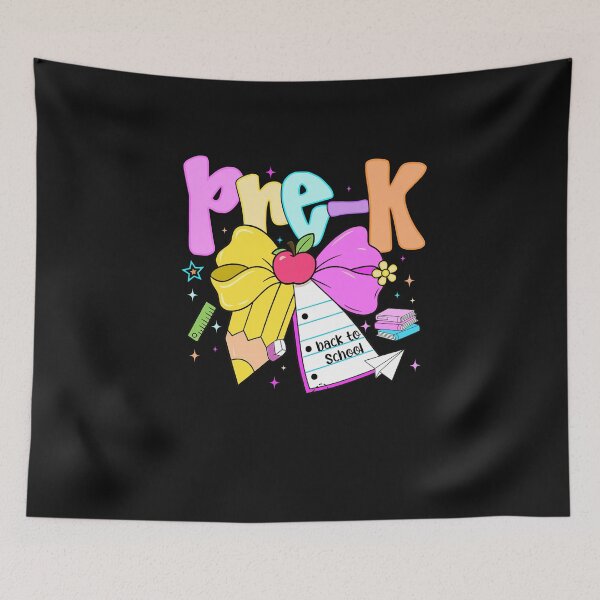 Item preview, Preppy Pre-K First Day Of Back To School Teacher Girl Kid  designed and sold by TalalosART.