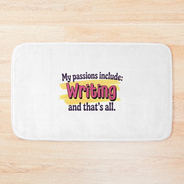 Item preview, Writing is my passion - Funny Writing Lover designed and sold by Watsonarts.