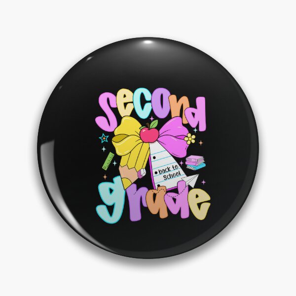 Item preview, Preppy Second Grade Back To School 2nd Grade Teacher Girl Kid designed and sold by TalalosART.