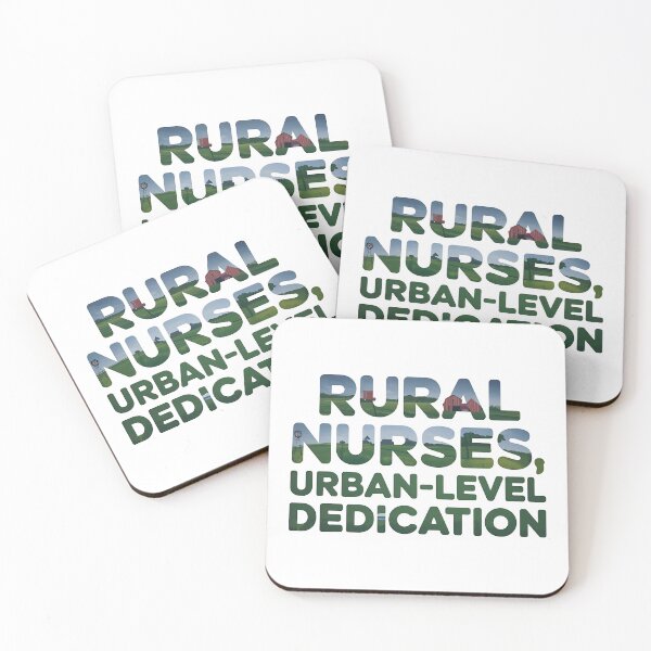 Item preview, Rural Nurses: Urban-Level Dedication - Healthcare Hero designed and sold by CuteDesignables.