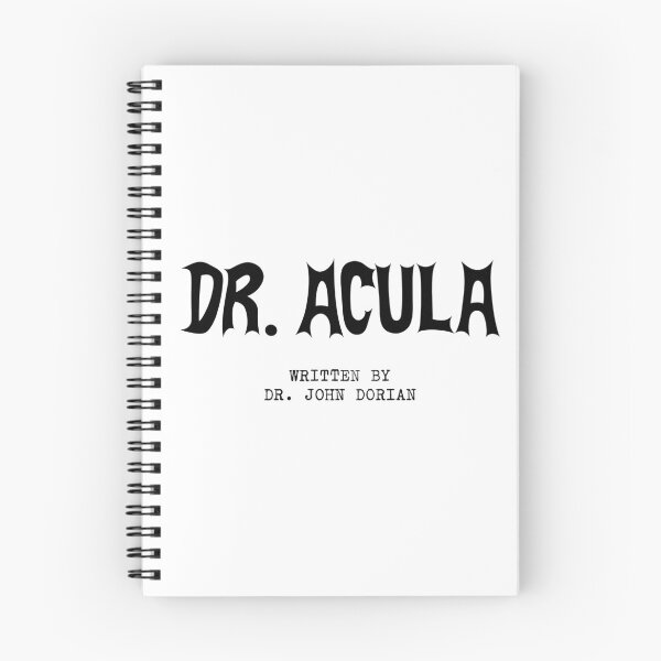 Item preview, Scrubs J.D. Dr. Acula Screenplay designed and sold by Lalia Designs.