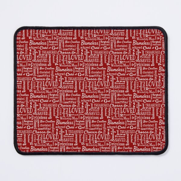 Item preview, I am who He says I am in red and white designed and sold by Candice Davis.