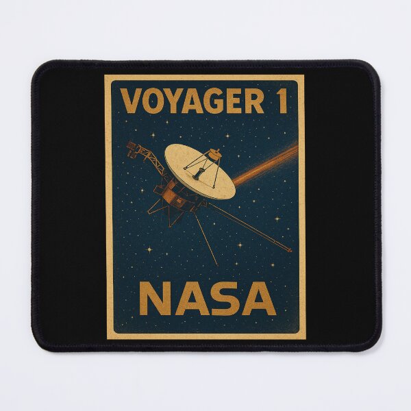 Item preview, Voyager 1 Retro NASA Space Design designed and sold by LunarMuttDesign.
