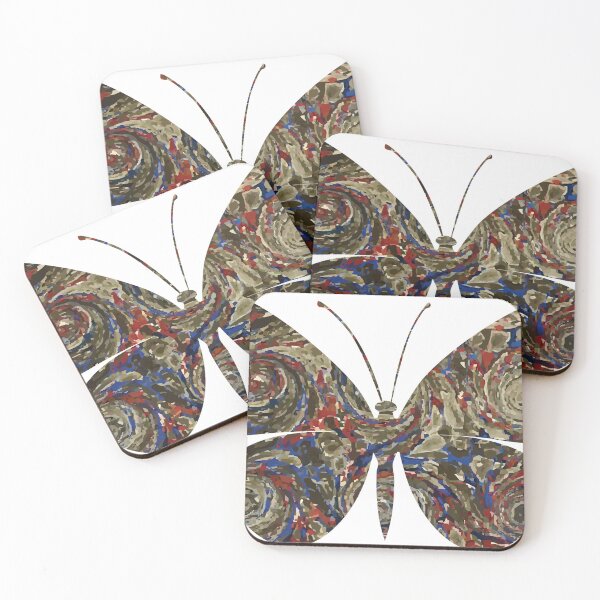 Item preview, A multicolored butterfly designed and sold by LiviaPenroseDesigns.