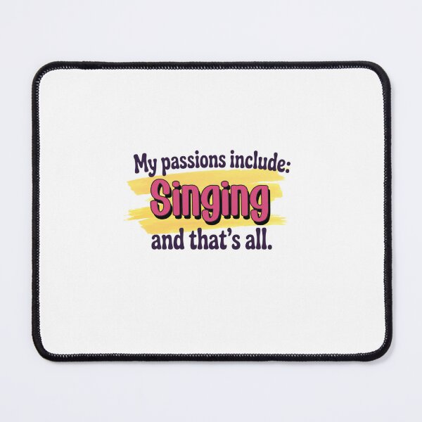 Item preview, Singing is my passion - Funny Singing Lover designed and sold by Watsonarts.