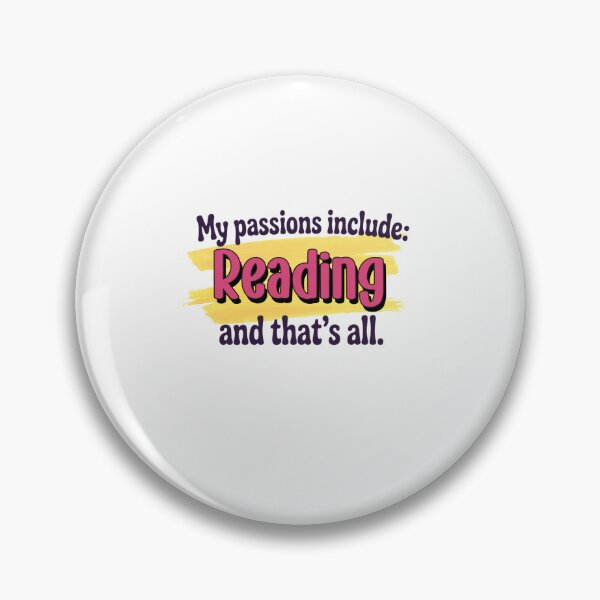 Item preview, Reading is my passion - Funny Reading Lover designed and sold by Watsonarts.