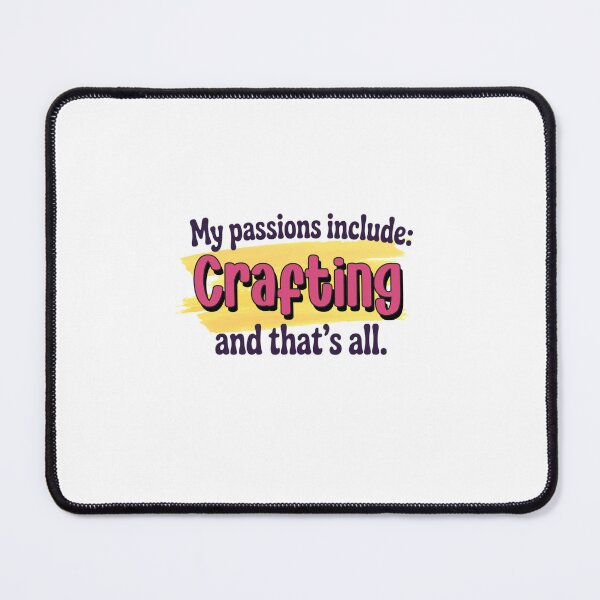 Item preview, Crafting is my passion - Funny Crafting Lover designed and sold by Watsonarts.