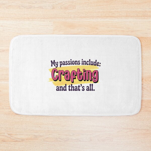 Item preview, Crafting is my passion - Funny Crafting Lover designed and sold by Watsonarts.