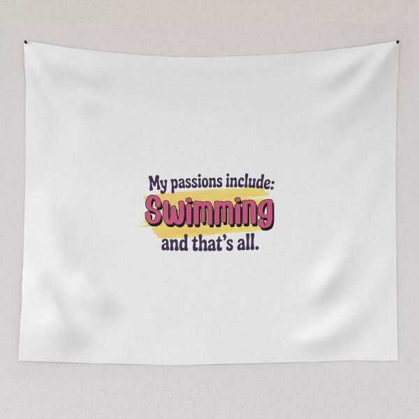 Item preview, Swimming is my passion - Funny Swimming Lover designed and sold by Watsonarts.