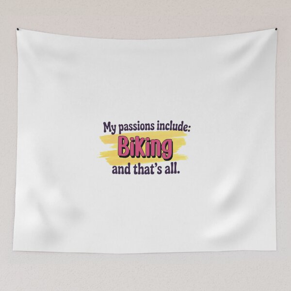 Item preview, Biking is my passion - Funny Biking Lover designed and sold by Watsonarts.