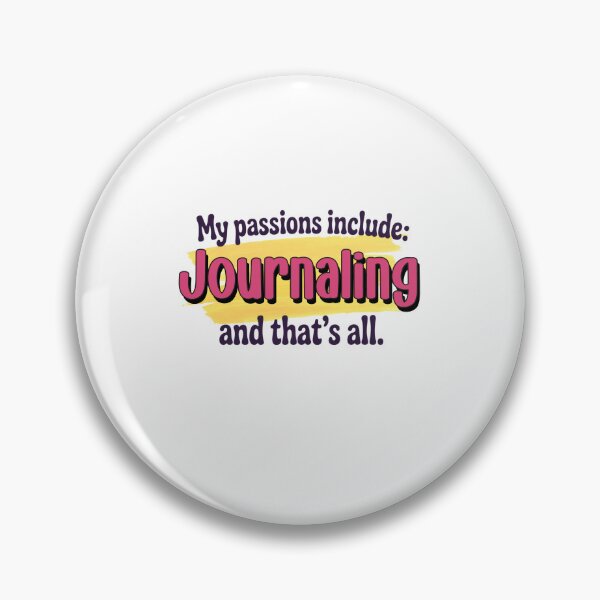 Item preview, Journaling is my passion - Funny Journaling Lover designed and sold by Watsonarts.
