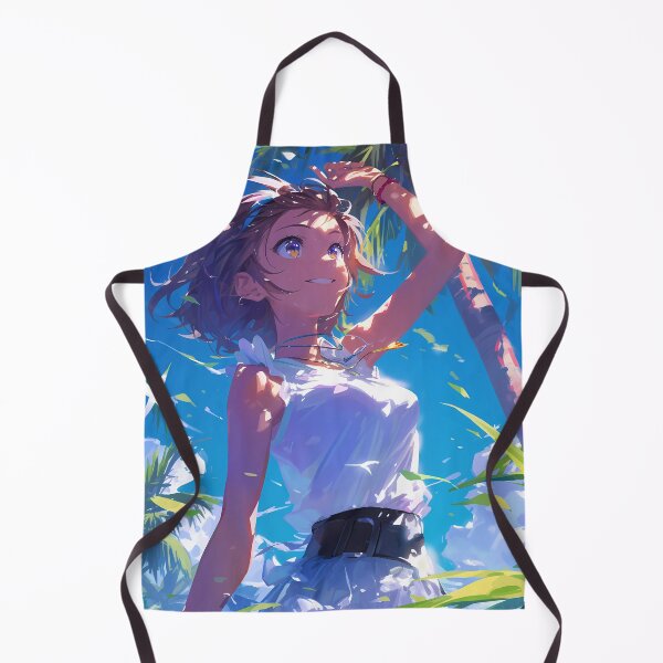 Item preview, Mikuru Asahina The Natsuki Summer Breeze Adventures Tropical Beach Happy Anime Girl Art designed and sold by juniorcastros.