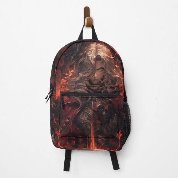 Item preview, Alucard Castlevania Divided Soul Gothic Flames Anime Game Art designed and sold by juniorcastros.