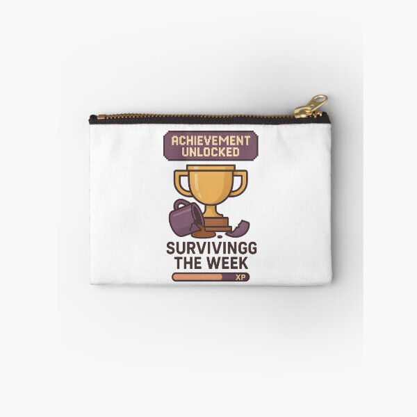 Item preview, Surviving the week = achievement unlocked designed and sold by Uglyandcute.
