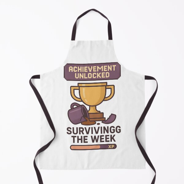 Item preview, Surviving the week = achievement unlocked designed and sold by Uglyandcute.