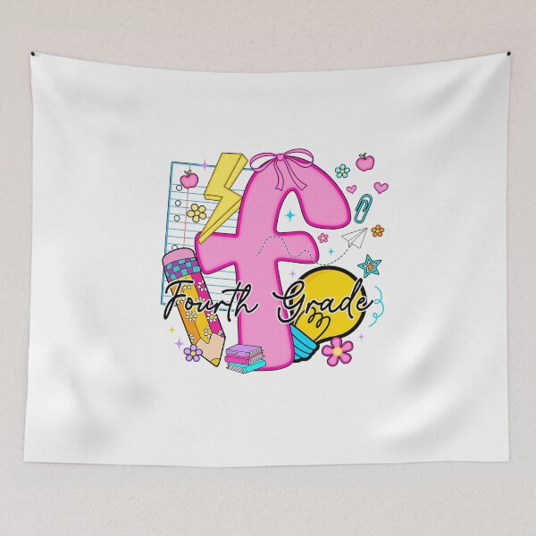 Item preview, Preppy Fourth Grade Teacher 4th Grade Girls Kids Back to School designed and sold by TalalosART.