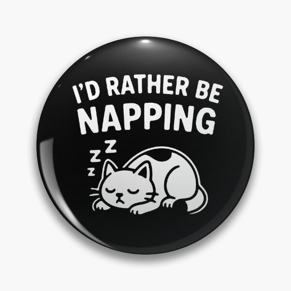 Item preview, “I’d Rather Be Napping” Cute Sleeping Cat Shirt - Funny Graphic T-Shirt designed and sold by C-Town Tees.