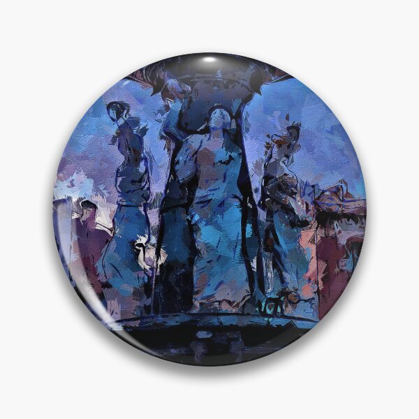 Item preview, Impressionist Painting of the Alexandra Fountain at View Point - Bendigo, Victoria, Australia designed and sold by Steven Jodoin.