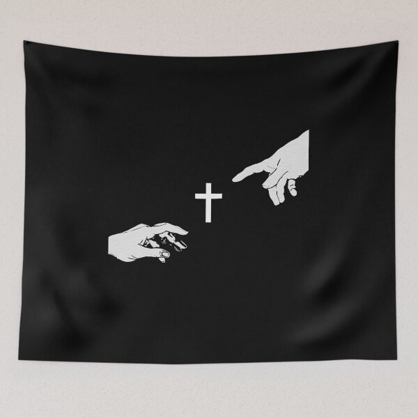 Item preview, Creation of Adam God And Man Jesus The Mediator designed and sold by teenugs.
