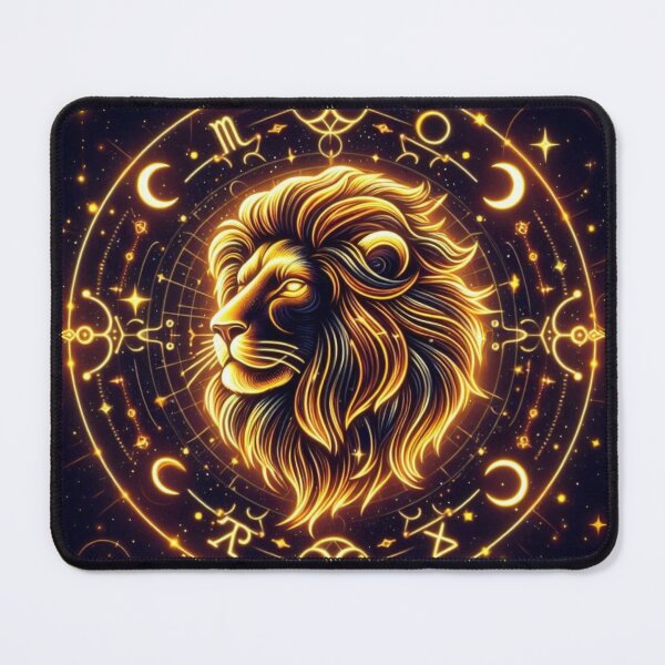 Item preview, Leo Zodiac Art | Neon Witchy Leo Power designed and sold by Luna Zodiac.