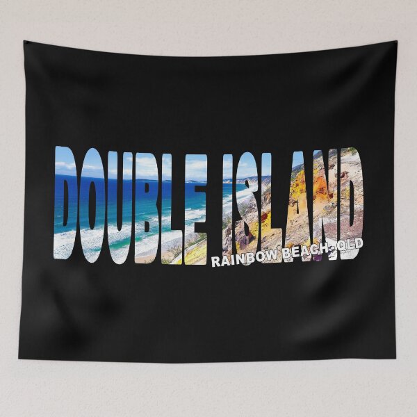 Item preview, DOUBLE ISLAND Rainbow Beach QLD - Australia Fraser Coast designed and sold by Adam Gormley.