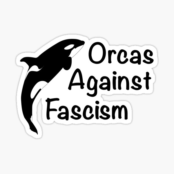 Artikel-Vorschau von Orcas gegen Faschismus, designt und verkauft von LegallyAlex.