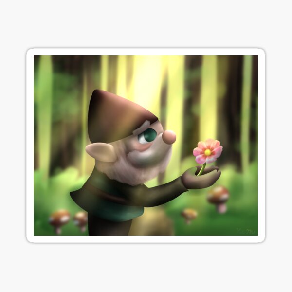 Item preview, Flower in the Mushroom Forest designed and sold by SeveralGnomes.