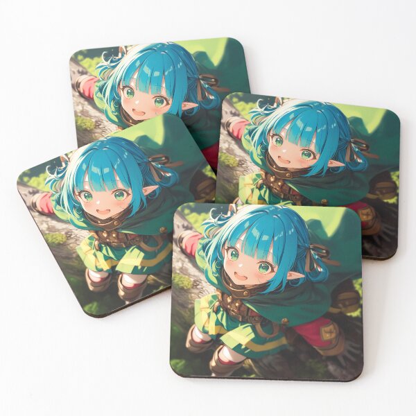Item preview, Anime Elf Girl Adventurous Tree Climb Magical Forest View designed and sold by juniorcastros.