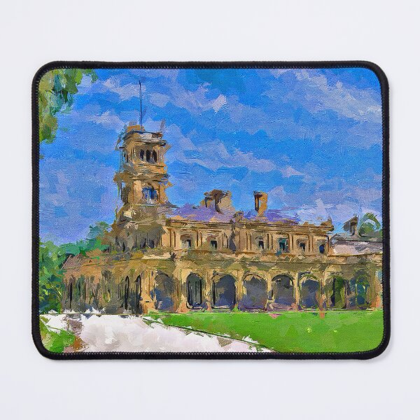Item preview, Impressionist Painting of the Werribee Mansion - Werribee, Victoria, Australia designed and sold by Steven Jodoin.