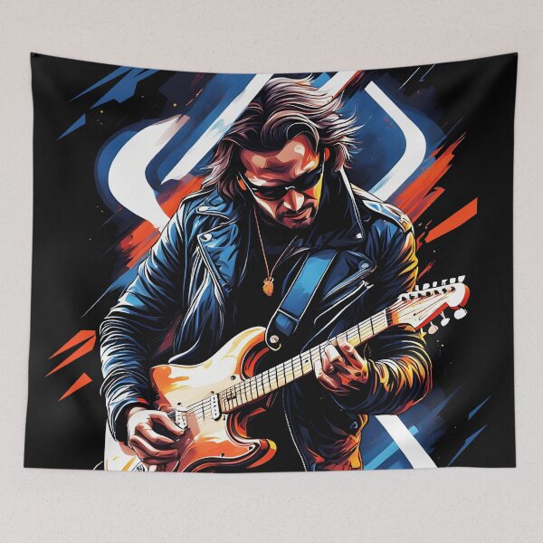 Item preview, guitar player designed and sold by aliraweb.