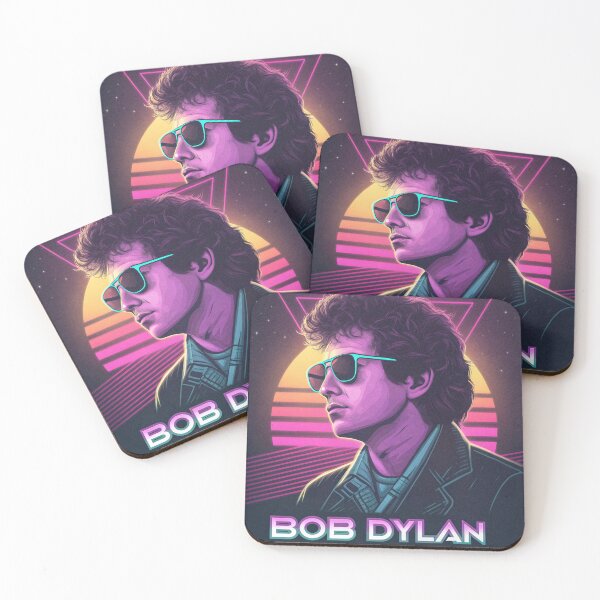 Artikelvorschau, Bob Dylan Vaporwave Retro Portrait – 80er Synthwave Vibes entworfen und verkauft von JayceTucker89.