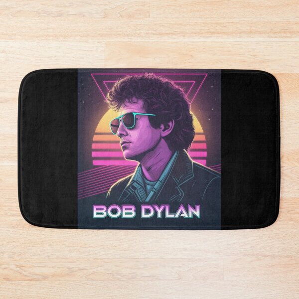 Item preview, Bob Dylan Vaporwave Retro Portrait – 80s Synthwave Vibes designed and sold by JayceTucker89.