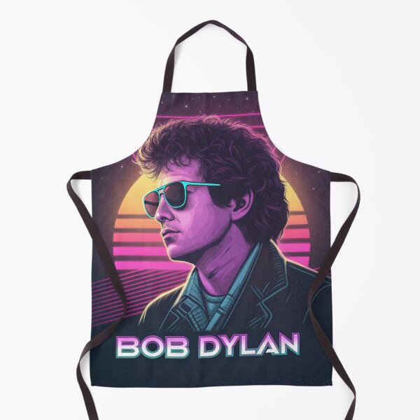 Item preview, Bob Dylan Vaporwave Retro Portrait – 80s Synthwave Vibes designed and sold by JayceTucker89.