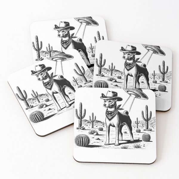Item preview, Vintage Retro Basenji UFO Western Country Wild West Dog Mom Dad designed and sold by Kimberley King Art  King Art.
